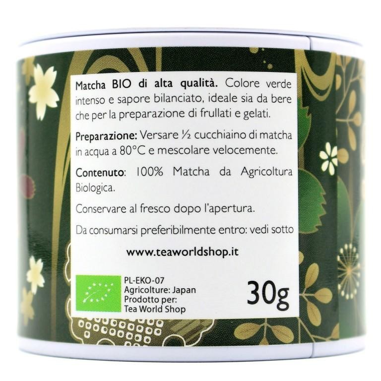 Tè Verde Matcha Traditional BIO 30gr