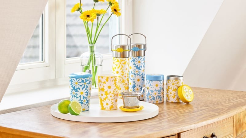 Tazze Tisaniere Daisy set 2pz