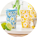 Tazze Tisaniere Daisy set 2pz